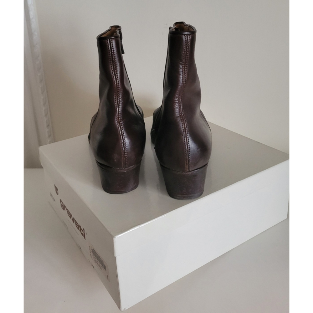 Gravati Corona Brown Butter Calf Leather Ankle Boot - Picture 2 of 8